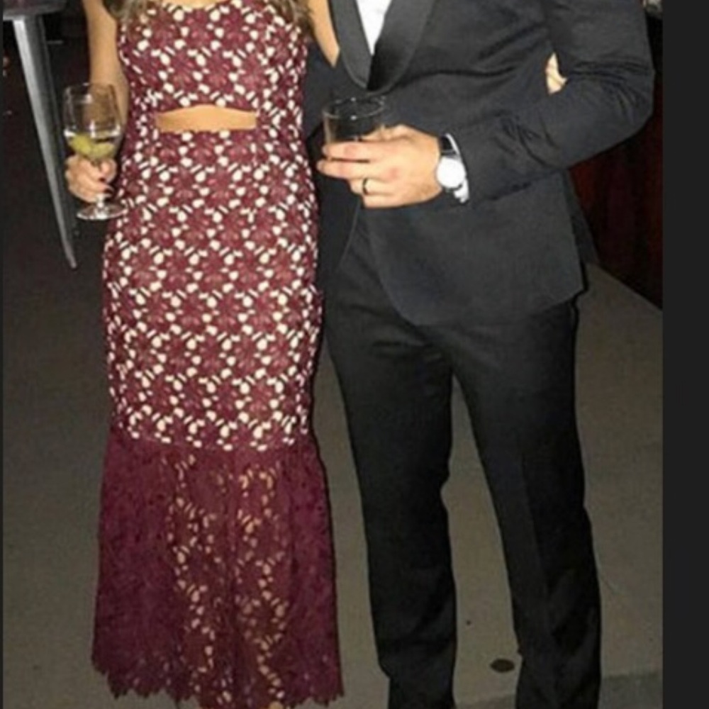 Burgundy Slate & Willow dress